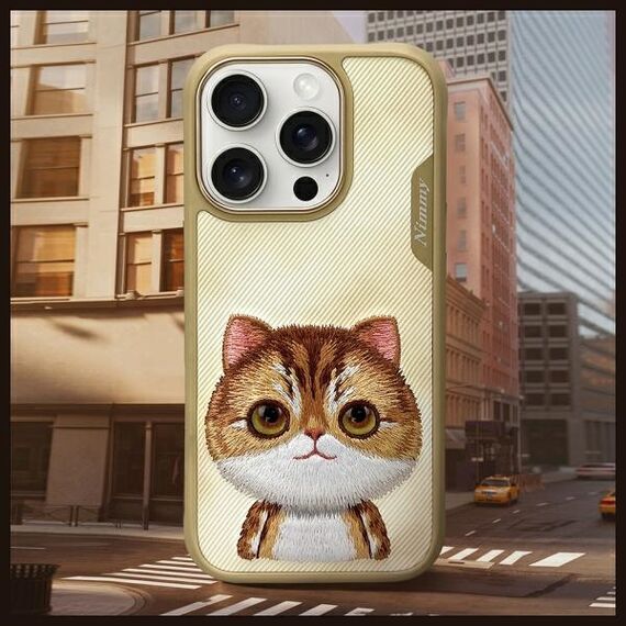 Nimmy Big Eyed Pet 2.0 Cat Case for iPhone 16 Pro - Green - Apple Cases - Cases - Techbox