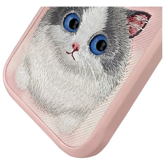 Nimmy Big Eyed Pet 2.0 Cat Case for iPhone 16 Pro - Pink - Apple Cases - Cases - Techbox