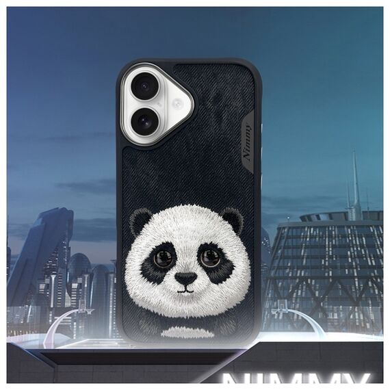 Nimmy Big Eyed Pet 2.0 Panda case for iPhone 16 - black - Apple Cases - Cases - Techbox