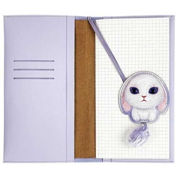 Nimmy Big Eyed Pet 2.0 Rabbit 2-in-1 Notebook + Pen Set - Purple |  Techbox