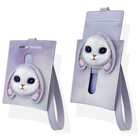 Nimmy Big Eyed Pet 2.0 Rabbit 3-in-1 Phone Bag + Wallet + Tracker Case - Purple - Uncategorized Cases (2) - Cases - Techbox
