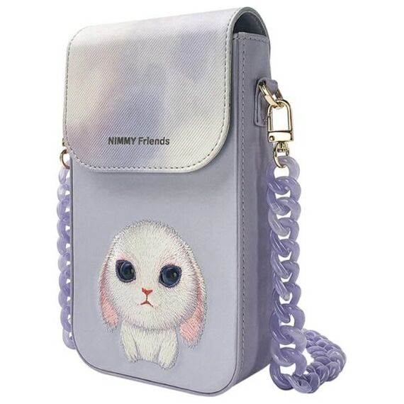 Nimmy Big Eyed Pet 2.0 Rabbit Phone Bag - Purple