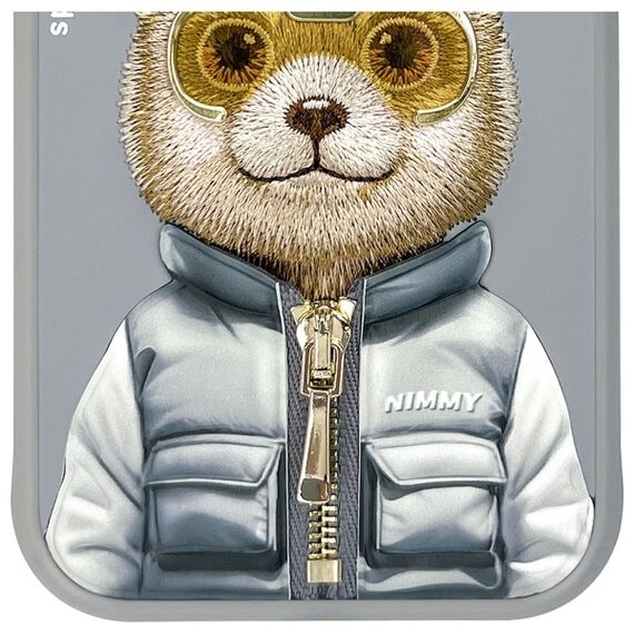 Nimmy Cool&amp;Cute 2.0 Bear Case for iPhone 15 - Gray - Uncategorized Cases (2) - Cases - Techbox
