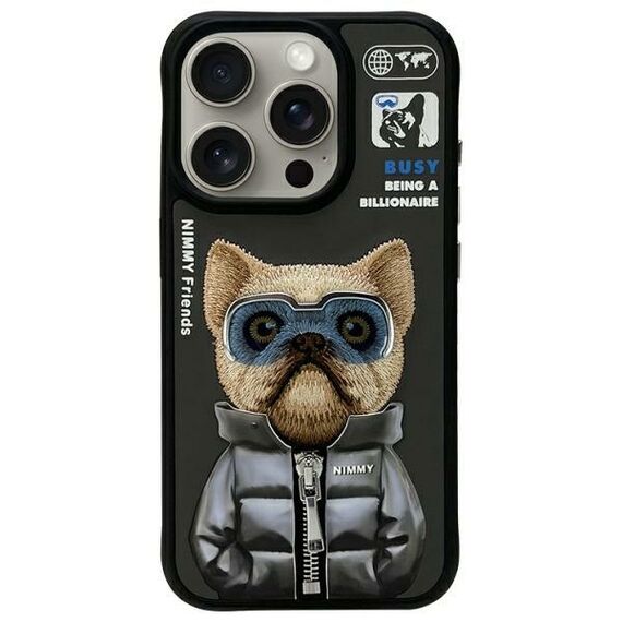 Nimmy Cool&amp;Cute 2.0 Case for iPhone 15 Pro - Black - Uncategorized Cases (2) - Cases - Techbox