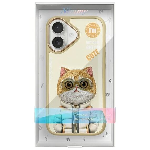 Nimmy Cool&amp;Cute 2.0 Cat Case for iPhone 16 - Green | Techbox