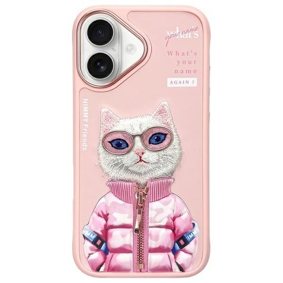 Nimmy Cool&amp;Cute 2.0 Cat Case for iPhone 16 - Pink | Techbox