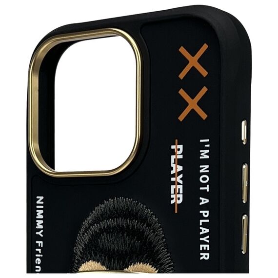 Nimmy Cool&amp;Cute 2.0 Monkey Case for iPhone 16 Pro Max - Black | Techbox