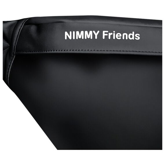 Nimmy Crossbody Glasses Cool Dog Shoulder Bag - Black