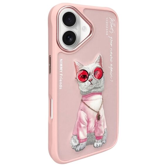 Nimmy Glasses Cool Cat iPhone 16 Case - Pink - Uncategorized Cases (2) - Cases - Techbox