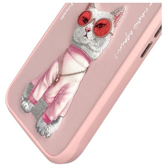 Nimmy Glasses Cool Cat iPhone 16 Case - Pink - Uncategorized Cases (2) - Cases - Techbox