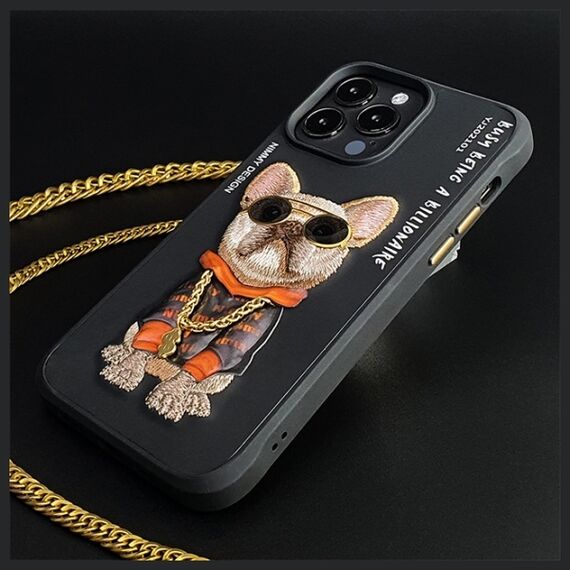 Nimmy Glasses Cool Dog Case for iPhone 15 Pro - Black - Uncategorized Cases (2) - Cases - Techbox