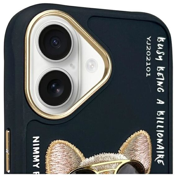 Nimmy Glasses Cool Dog iPhone 16 Case - Black - Uncategorized Cases (2) - Cases - Techbox