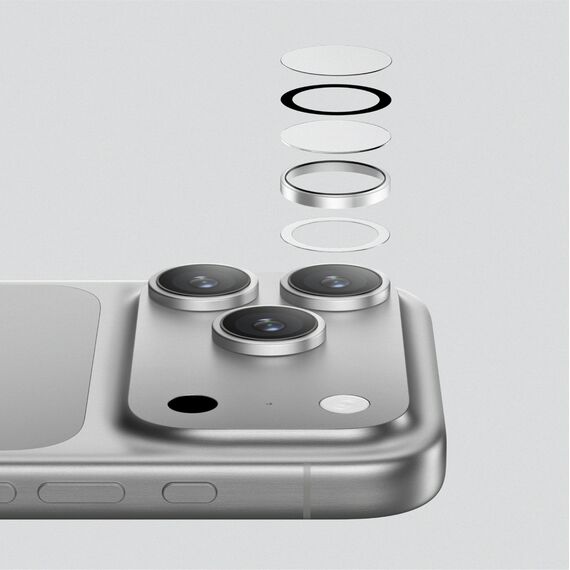 AmazingThing Lens Glass for iPhone 17 Pro / Pro Max with Black Aluminum Frame - Uncategorized Screen Protection (2) - Screen & Camera Protection - Techbox
