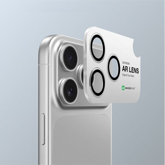 AmazingThing Sapphire Camera Glass for iPhone 17 Pro / Pro Max - with Black Frame | Techbox