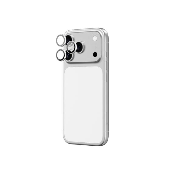 AmazingThing Sapphire Camera Glass for iPhone 17 Pro / Pro Max - with Silver Frame | Techbox