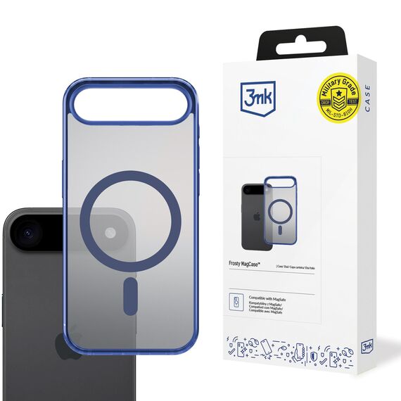3mk Frosty MagCase for iPhone 17 Air - Blue
