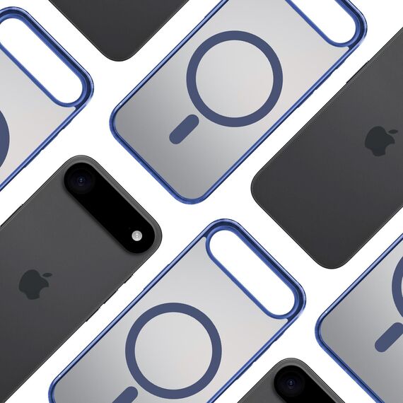 3mk Frosty MagCase for iPhone 17 Air - Blue