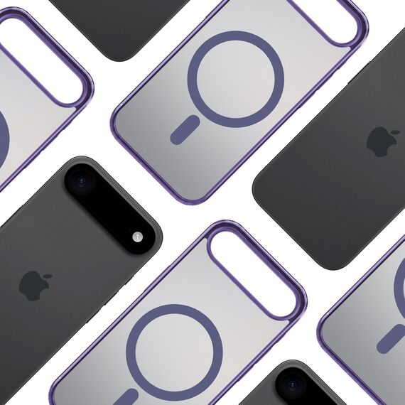 3mk Frosty MagCase for iPhone 17 Air - Purple
