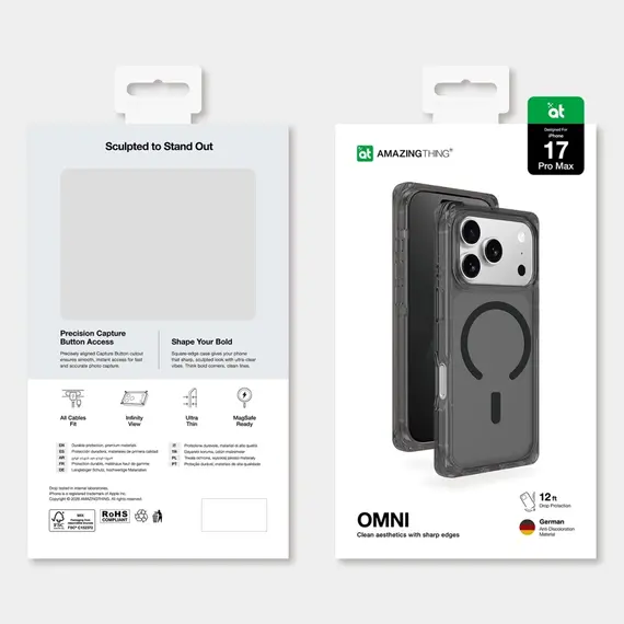 AmazingThing Omni Case for iPhone 17 Pro MagSafe Compatible - Black | Techbox