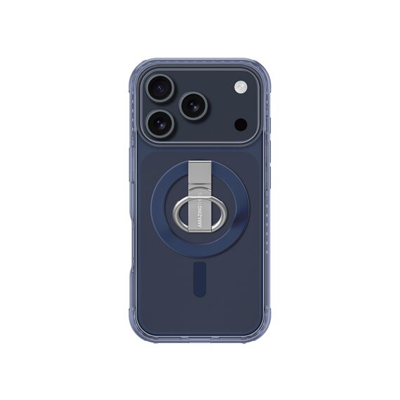 AmazingThing Titan Pro Grip Ring Set Case for iPhone 17 Pro Max Compatible with MagSafe - Blue | Techbox
