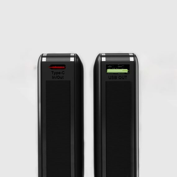 Powerbank SBS 20000mAh 65W PD AFC USB-C USB-A for laptop, tablet, smartphone - black | Techbox