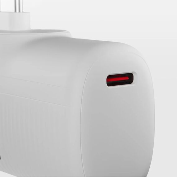 SBS EcoPower 5000 mAh 10W Powerbank with Built-in USB-C Port - White - Travel Chargers - Smartphone Chargers - Techbox