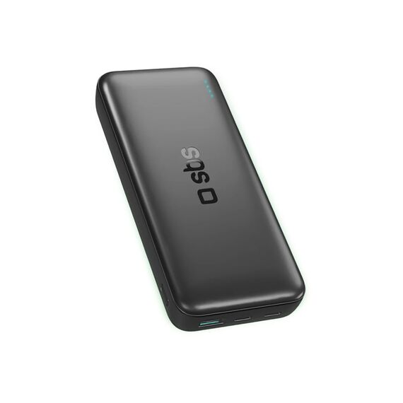 SBS Infinity Power Bank 20000mAh 10W LiFePo₄ USB-A USB-C - Black | Techbox