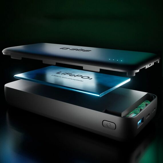 SBS Infinity Power Bank 20000mAh 10W LiFePo₄ USB-A USB-C - Black | Techbox