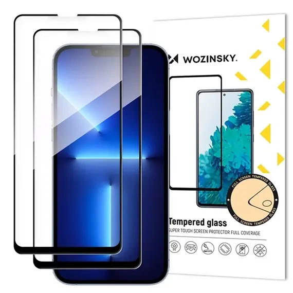 Set of 2 Wozinsky Full Glue Tempered Glass for Samsung Galaxy M56 | Techbox