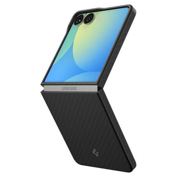 Spigen AirSkin Aramid Case for Samsung Galaxy Z Flip 7 - Black - Uncategorized Cases (2) - Cases - Techbox