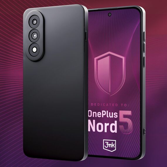 3mk Matt Case for OnePlus Nord 5 - Matte Black - Uncategorized Cases (2) - Cases - Techbox
