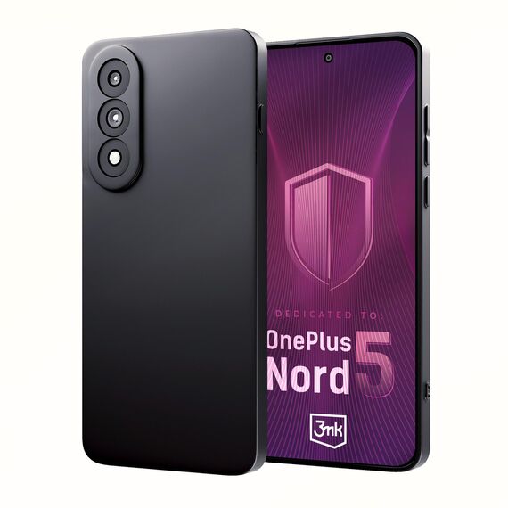 3mk Matt Case for OnePlus Nord 5 - Matte Black - Uncategorized Cases (2) - Cases - Techbox