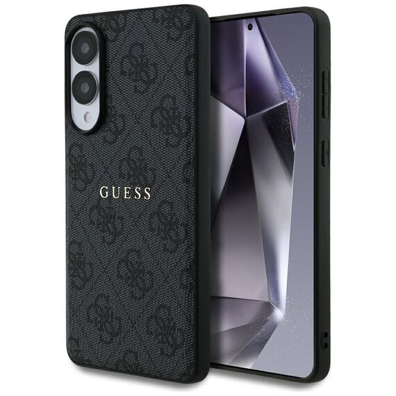 Guess 4G Ring Classic Logo MagSafe Case for Samsung Galaxy S25 Edge - Black | Techbox