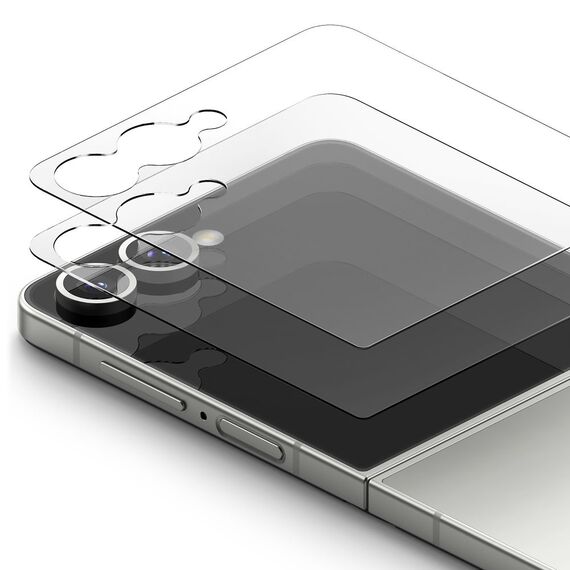 Ringke Cover Display Easy Slide Tempered Glass 2-pack for Samsung Galaxy Z Flip 7 - Transparent | Techbox