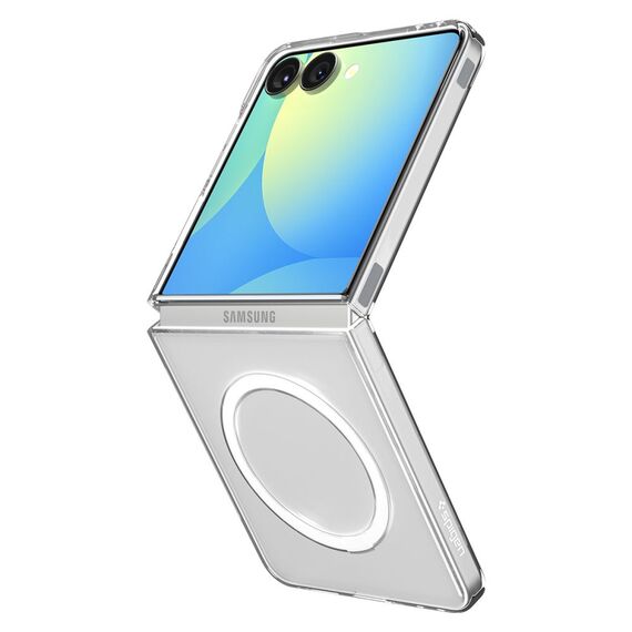 Spigen AirSkin Mag MagSafe Case for Samsung Galaxy Z Flip 7 - Clear and White | Techbox