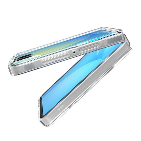Spigen AirSkin Mag MagSafe Case for Samsung Galaxy Z Flip 7 - Clear and White | Techbox