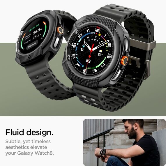 Spigen Liquid Air Case for Samsung Galaxy Watch 8 Classic 46mm - Black - Accessories - Smartwatches & Accessories - Techbox