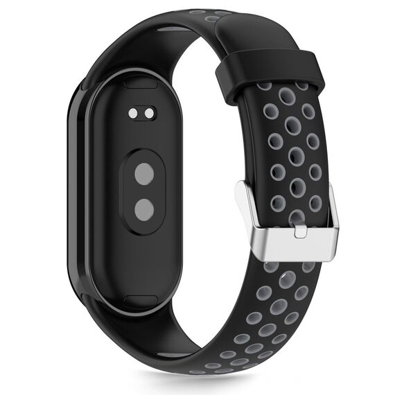 Tech-Protect IconBand Air Strap for Xiaomi Smart Band 8 / 9 / 10 / NFC - Black and Gray