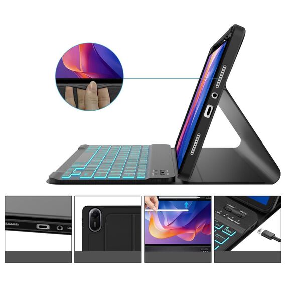 Tech-Protect SC Pen Case for Xiaomi Redmi Pad 2 11.0 with Keyboard - Black - Tablet Accessories - Tablet PC & Accessories - Techbox