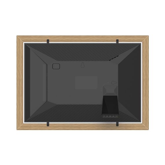 Wozinsky WRC-32 10.1" Digital Photo Frame with Frameo 32GB App - Light Brown | Techbox