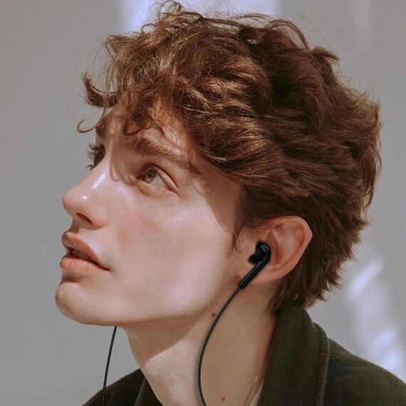 Dudao X3C In-Ear Wired USB-C Headphones 1.2m - Black - Headsets - Speakers & Headphones - Techbox