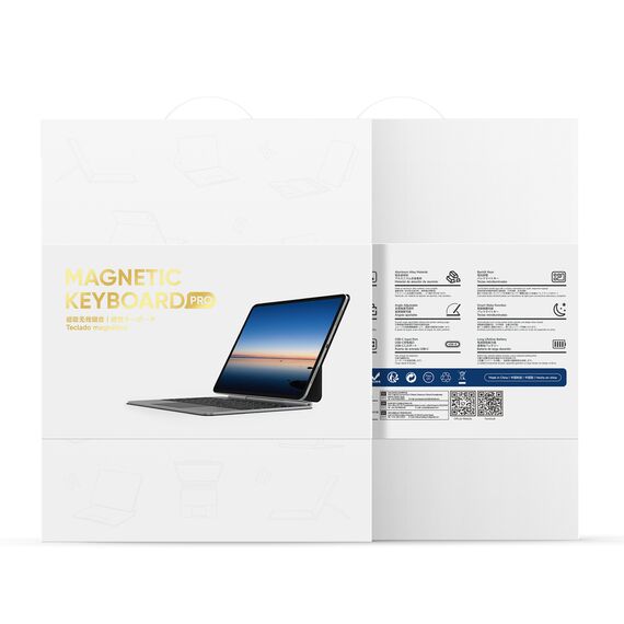 Etui z klawiaturą Dux Ducis (MK series) na iPad Pro 13" (2024) - czarne - Tablet Accessories - Tablet PC & Accessories - Techbox