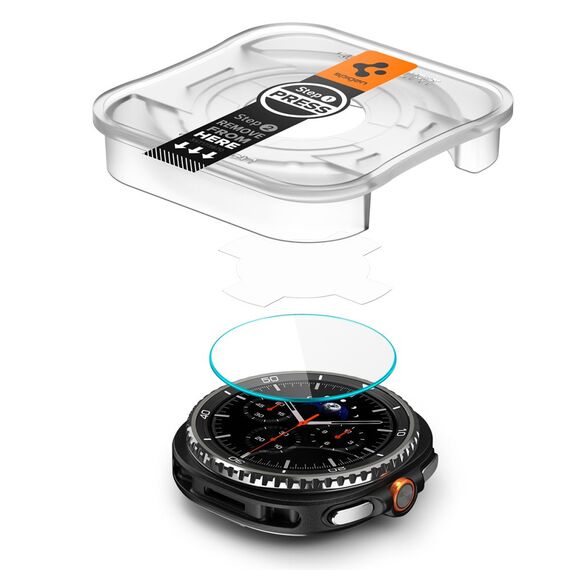 Spigen Glas.TR ”Ez-Fit” Tempered Glass for Samsung Galaxy Watch 8 46mm - Transparent | Techbox