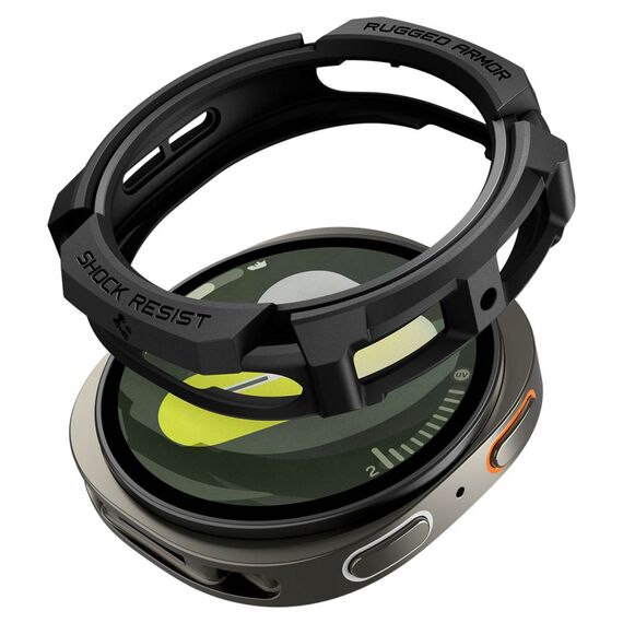 Spigen Rugged Armor Case for Samsung Galaxy Watch 8 40mm - Matte Black | Techbox