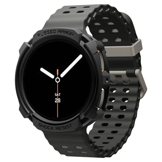Spigen Rugged Armor Case for Samsung Galaxy Watch 8 40mm - Matte Black | Techbox