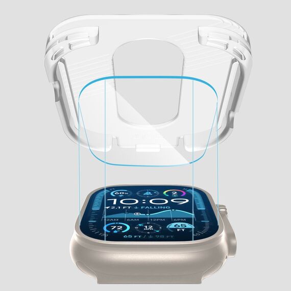 Tech-Protect Easy Set+ Tempered Glass 2-pack for Apple Watch Ultra 1/2 49mm - Clear | Techbox