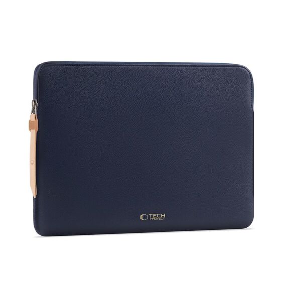 Tech-Protect Fleece Laptop Bag 15-16 - Navy Blue - Bags & Backpacks - Laptop Accessories - Techbox