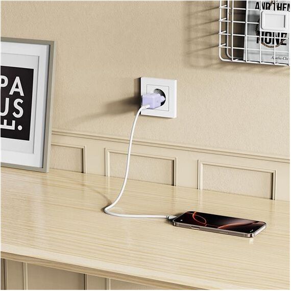 Tech-Protect NCM25 USB-C PD 25W Wall Charger - Purple