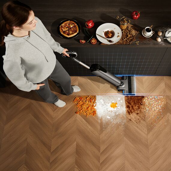 UWANT D700 Upright Vacuum Cleaner with Mopping Function and Charging Station - Gray | Techbox