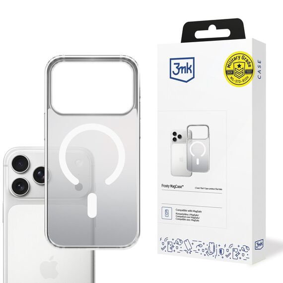 3mk Frosty MagCase for iPhone 17 Pro - White